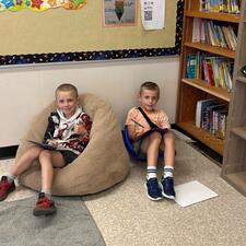 Students working on daily 5