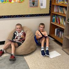 Students working on daily 5