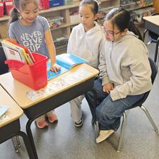 Literacy event- students reading together